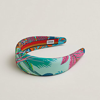 大人気花柄 *HERMES* Gina Bloom headband シルクツイル 4.5cm幅 大人気花柄 *HERMES* Gina Bloom headband シルクツイル 4.5cm幅